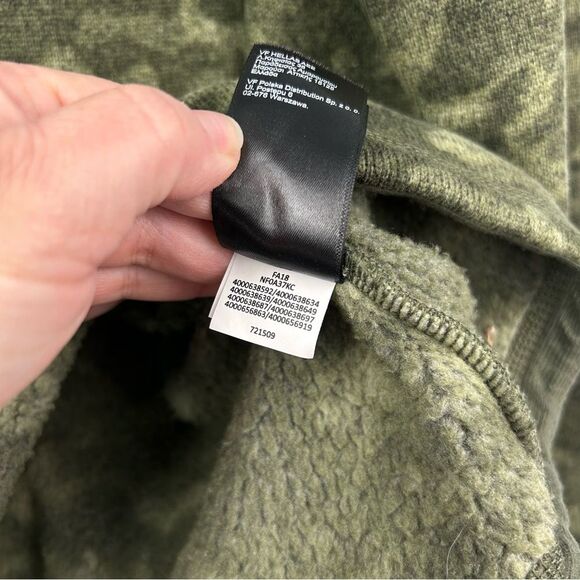 The North Face Sherpa Lined Sweater Knit 1/4 zip Fleece Pullover Jacket Men’s M - Picture 7 of 14